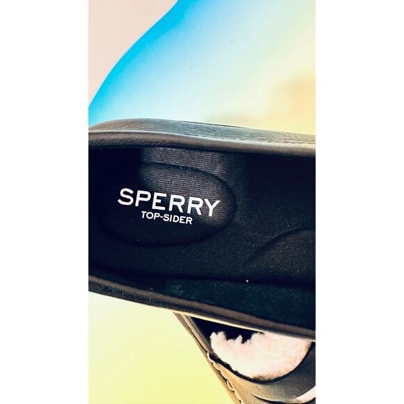 Sperry Top-Spider Chunky Penny Womens Loafers Black Flat Casual Shoes Slip On - Picture 16 of 16